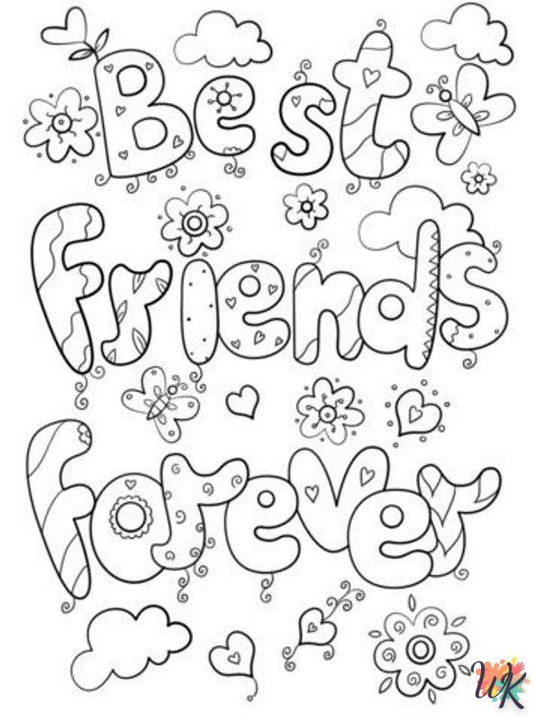 coloriage BFF  a imprimer enfant 10 ans