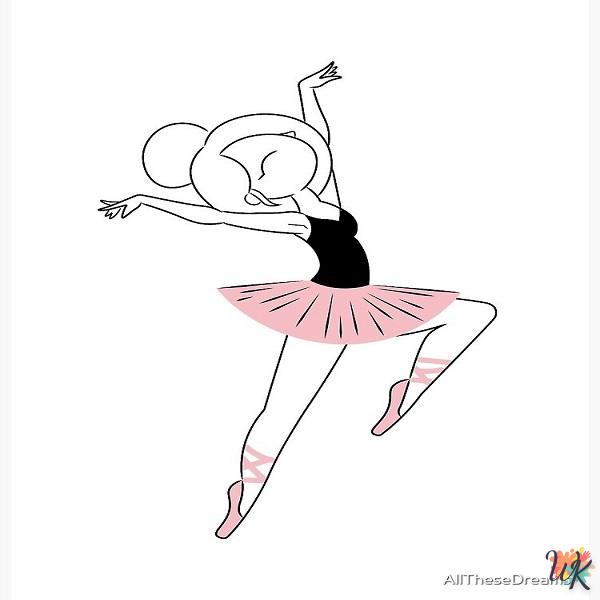 coloriage Ballet  en ligne 8 ans