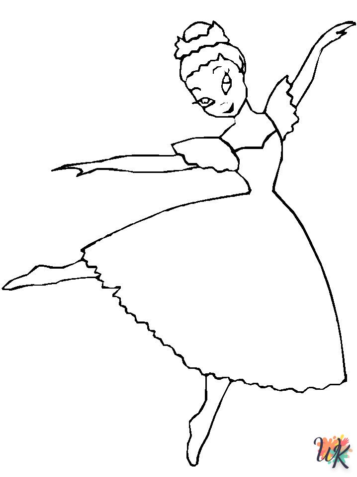 coloriage Ballet  pour enfant à imprimer