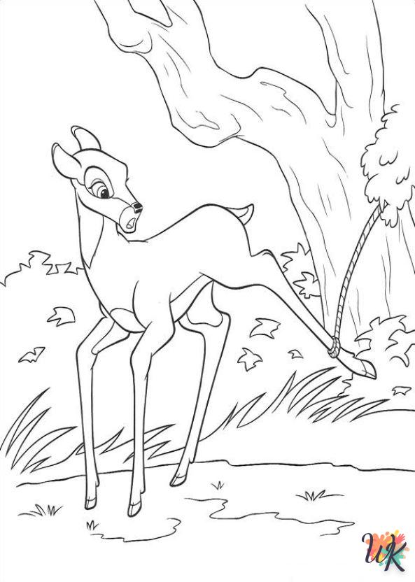 coloriage Bambi 2  pour enfant de 7 ans