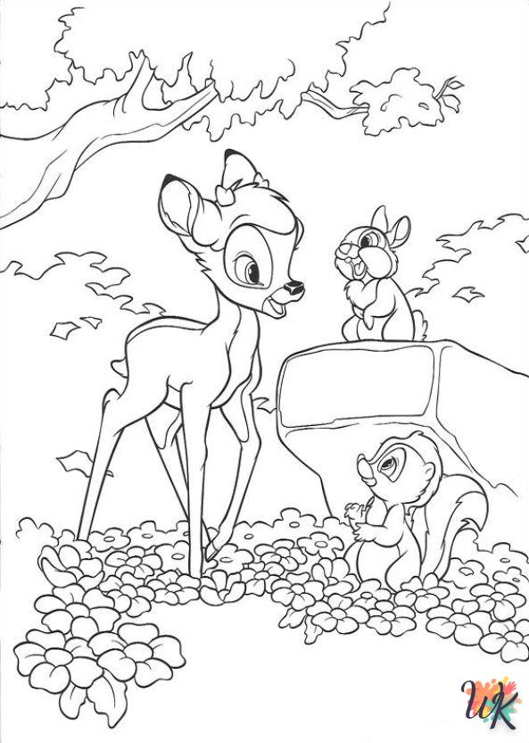 coloriage Bambi 2  pour enfants a imprimer