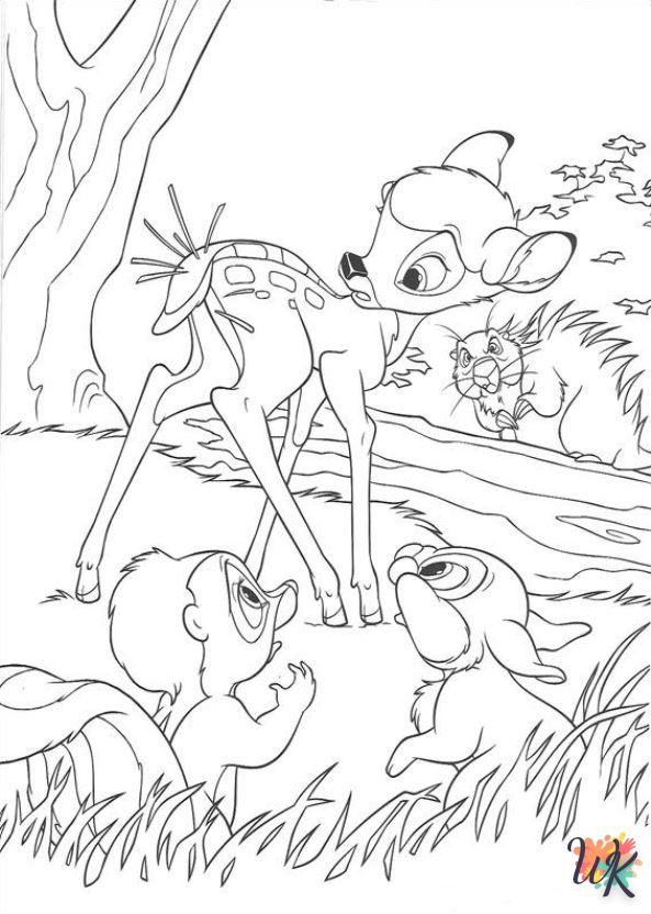 coloriage Bambi 2  à imprimer pour enfants