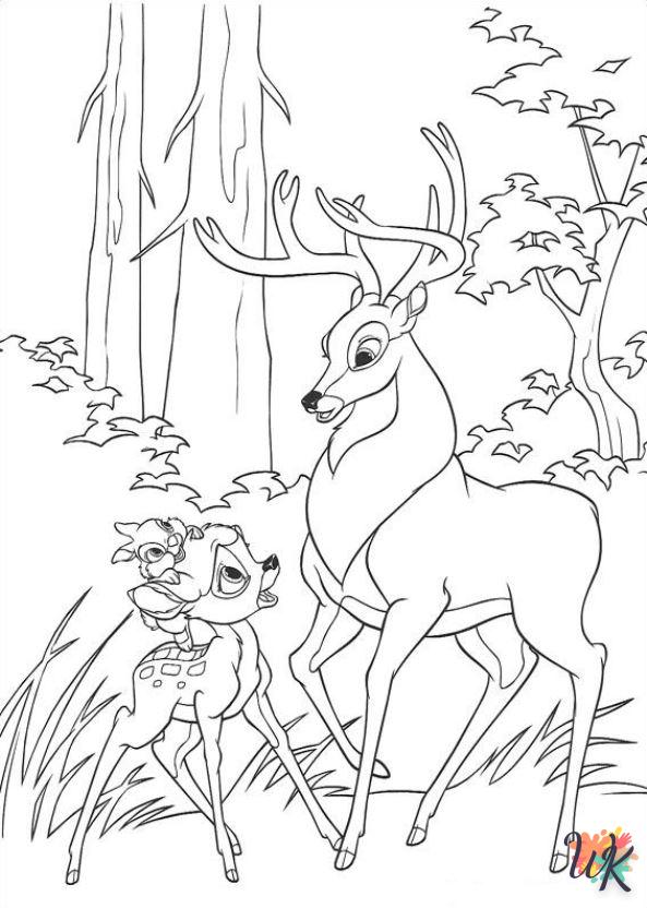 coloriage Bambi 2  à imprimer pour enfant de 7 ans