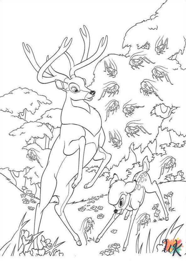 coloriage Bambi 2  pour enfants à imprimer
