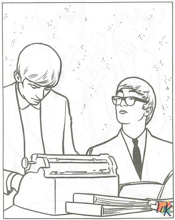 coloriage Beatles  à colorier en ligne