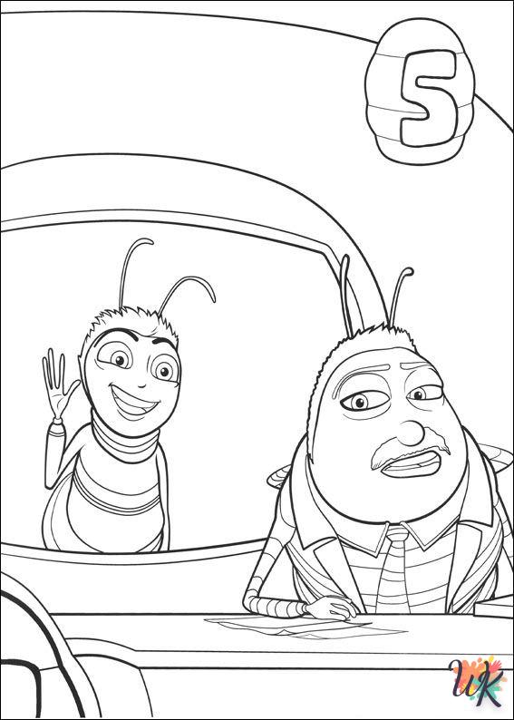 coloriage Bee Movie  à imprimer gratuitement pdf