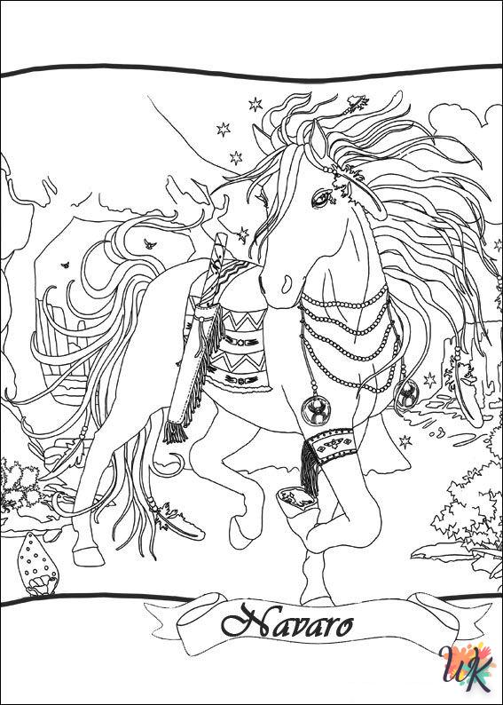 coloriage Bella sara  enfant 4 ans a imprimer