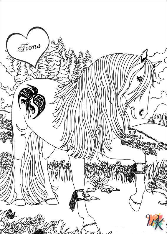 coloriage Bella sara  de noël gratuit à imprimer en ligne