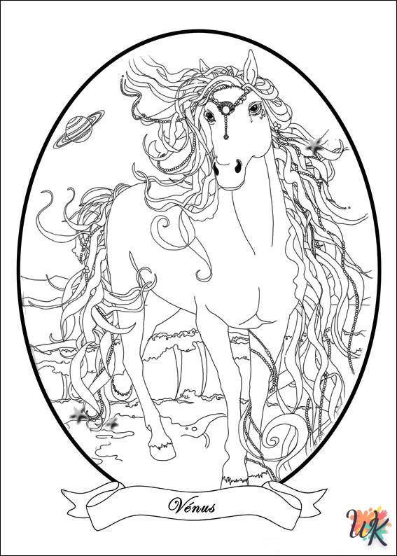 coloriage Bella sara  licorne en ligne gratuit à imprimer