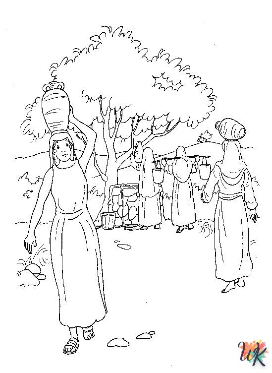 coloriage Bible  à imprimer pour enfant de 3 ans