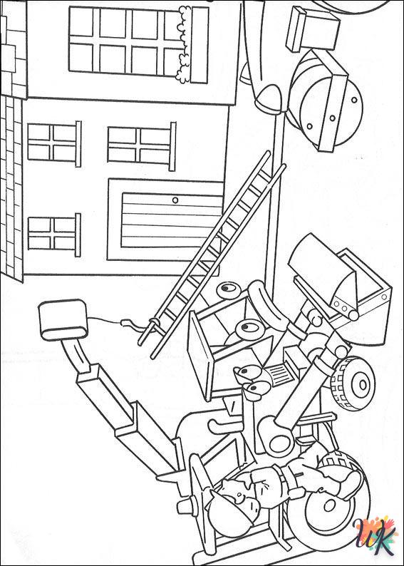 coloriage Bob The Builder  pour enfant à imprimer