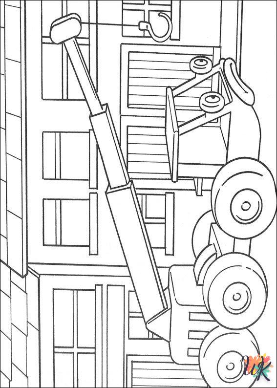 coloriage Bob The Builder  pour enfant de à imprimer