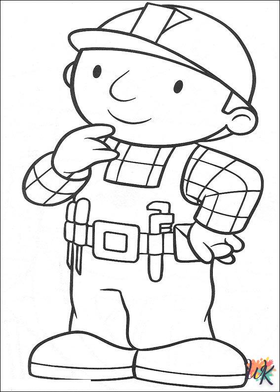 coloriage Bob The Builder  enfant 7 ans a imprimer