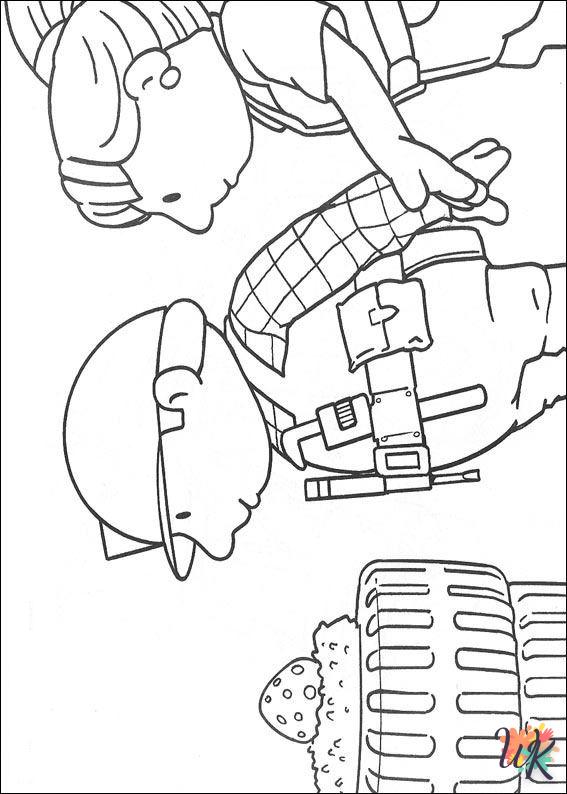 coloriage Bob The Builder  en ligne pour enfant