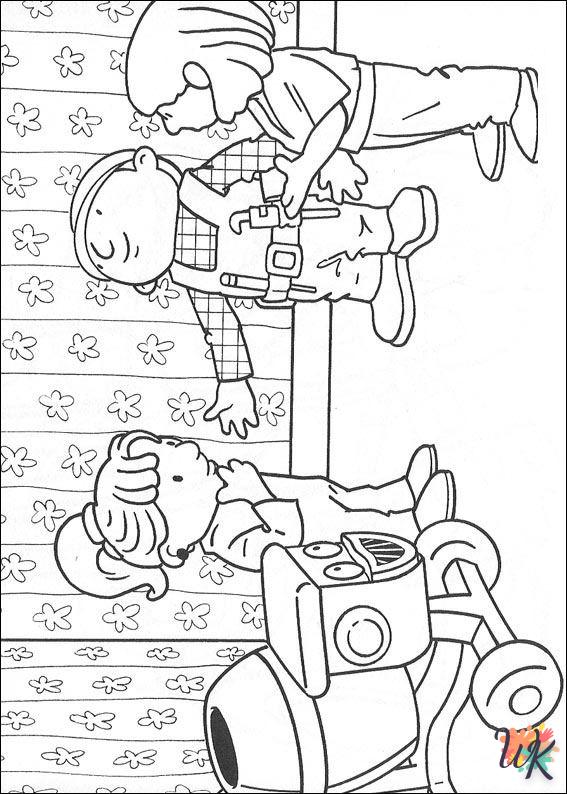 coloriage Bob The Builder  sonic en ligne gratuit à imprimer