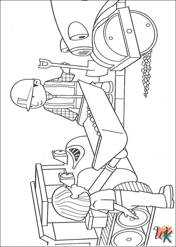 coloriage Bob The Builder  à colorier en ligne