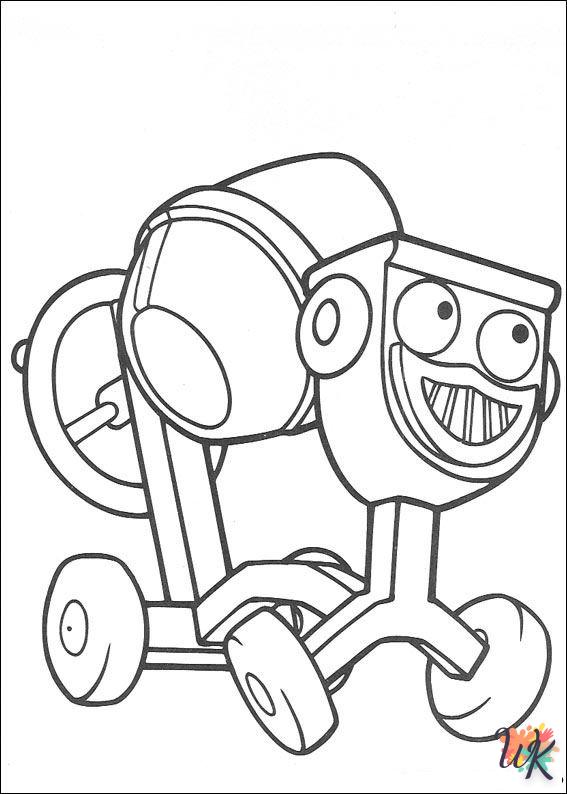 coloriage Bob The Builder  gratuit à imprimer