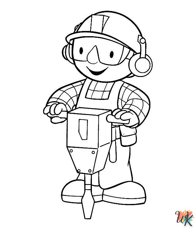 coloriage Bob The Builder  pour enfant gratuit