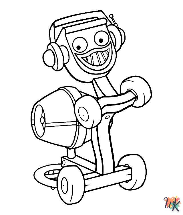 coloriage Bob The Builder  enfant à imprimer gratuit