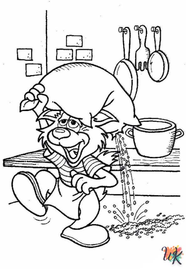 coloriage Boulanger  pour enfant