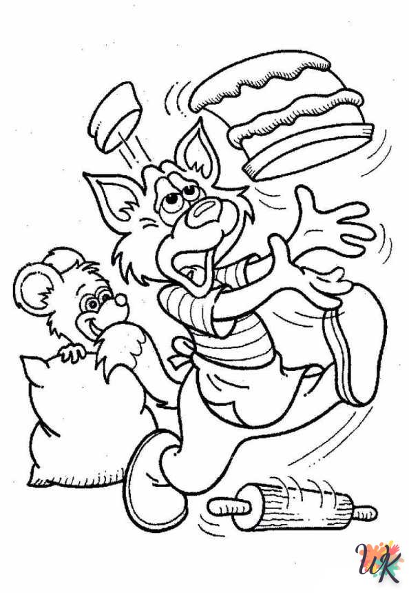 coloriage Boulanger  enfant à imprimer pdf