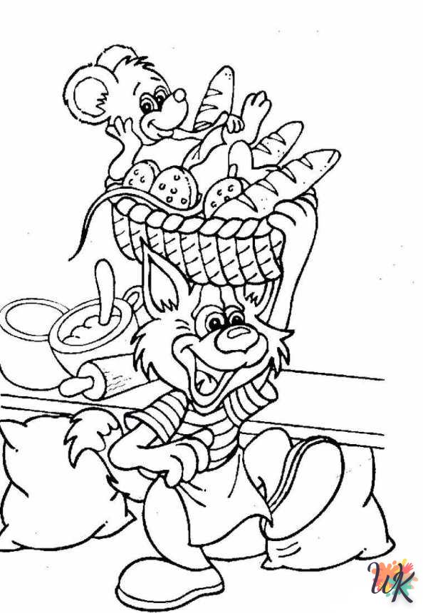 coloriage Boulanger  enfant 4 ans a imprimer