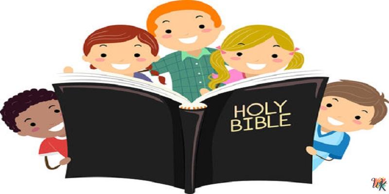 Coloriage Bible avec des images mignonnes et amusantes