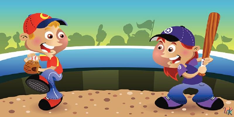 Coloriage Baseball – Téléchargement Gratuit Aujourd’hui