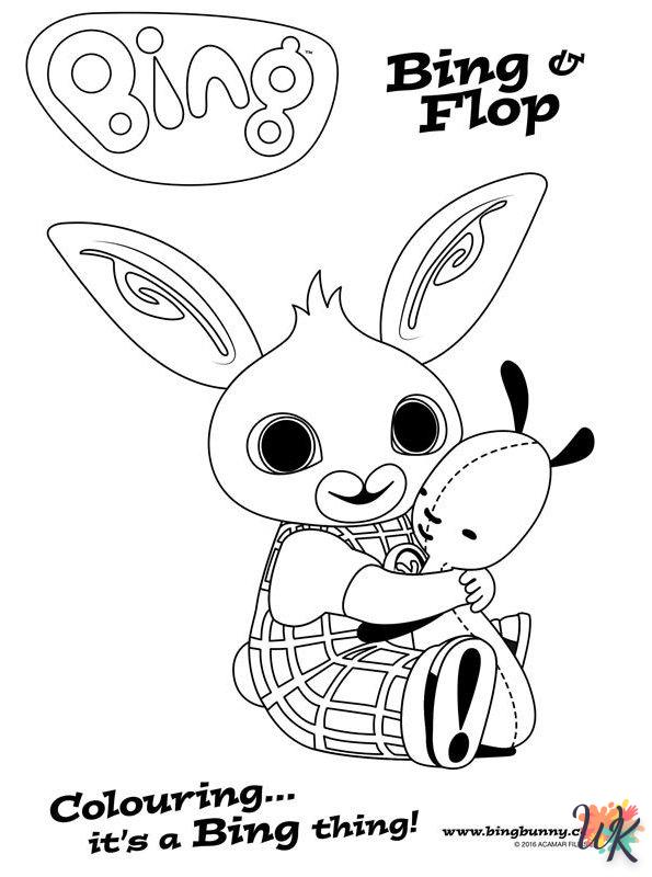 coloriage Bing Bunny  en ligne maternelle