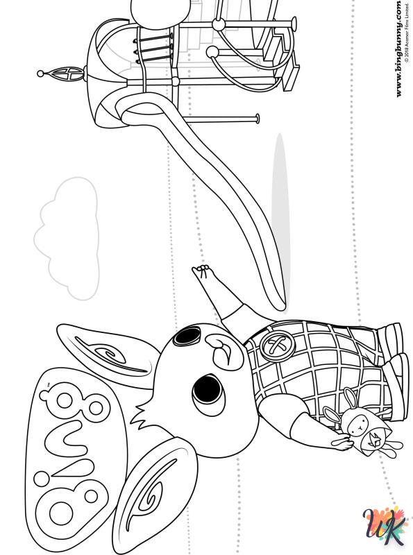 coloriage Bing Bunny  pour enfant a imprimer