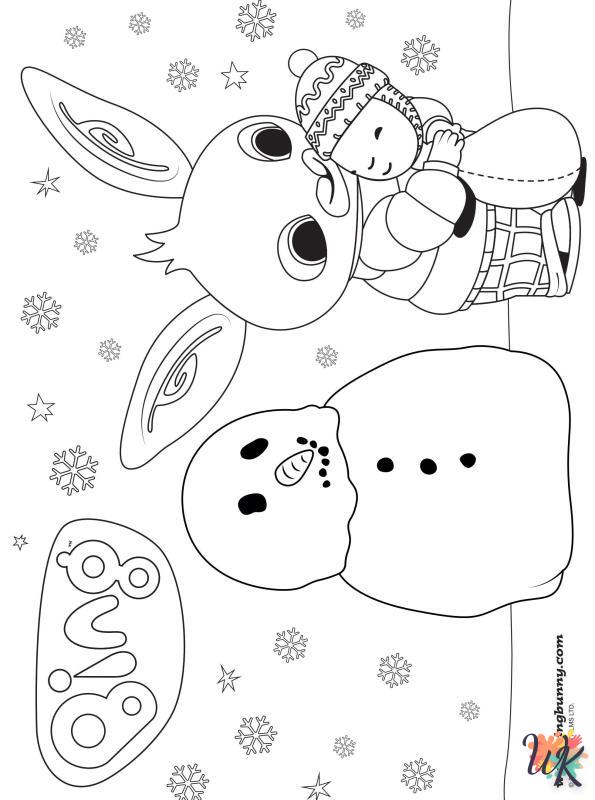 coloriage Bing Bunny  pour enfants a imprimer