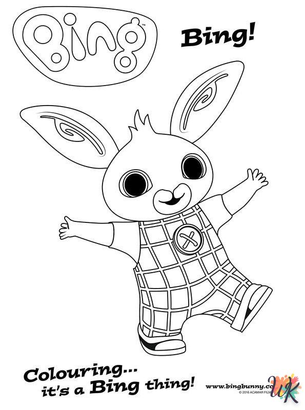 coloriage Bing Bunny  à imprimer pour enfants