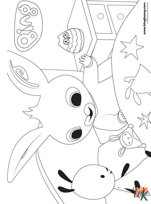 coloriage Bing Bunny  a imprimer gratuitement