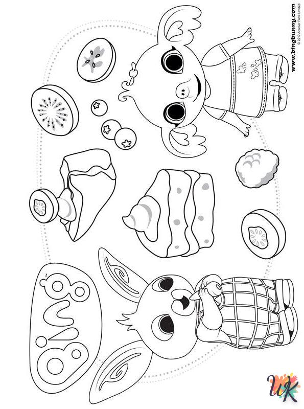coloriage Bing Bunny  à imprimer pdf