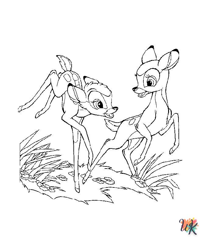 coloriage Bambi  en ligne