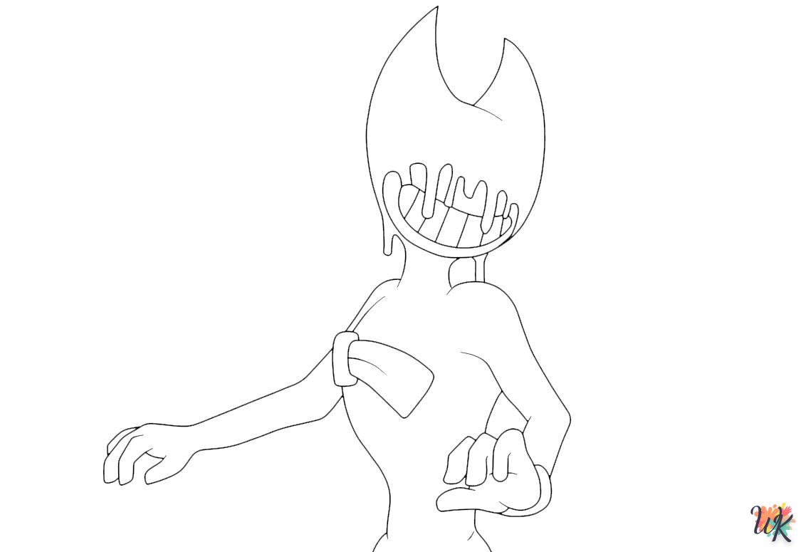 coloriage Bendy  pour enfant