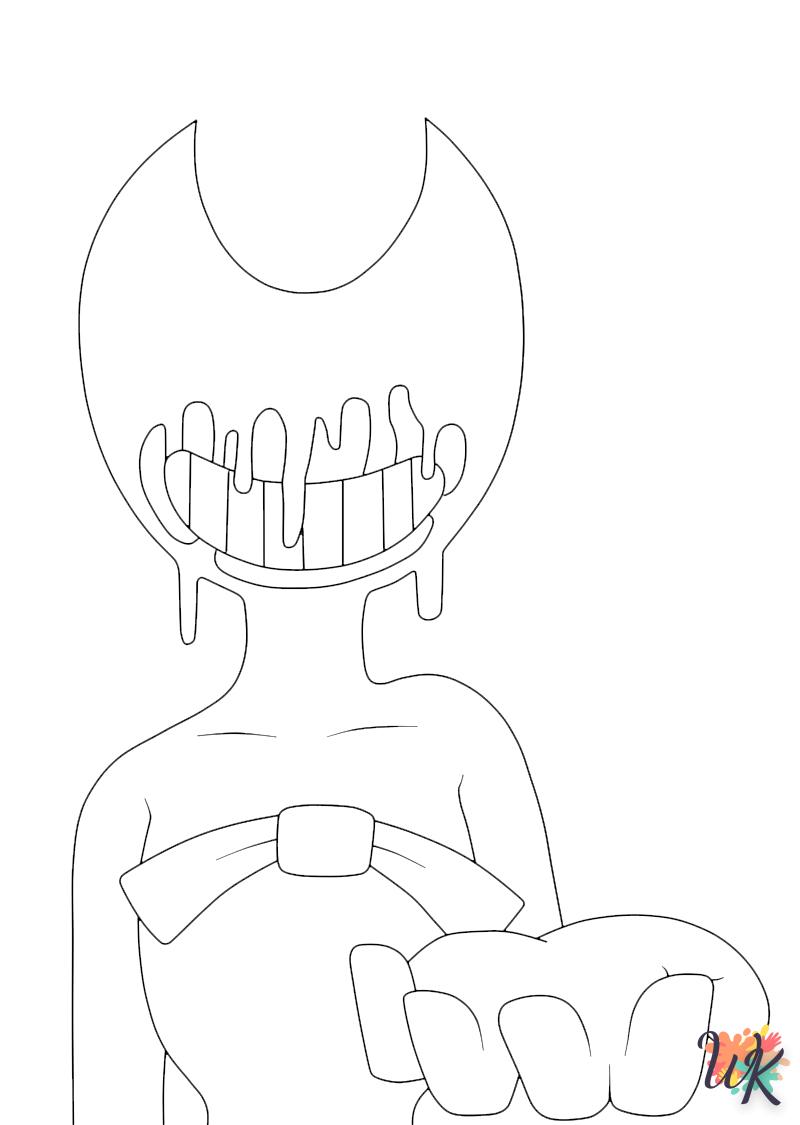 coloriage Bendy  pour enfant de à imprimer