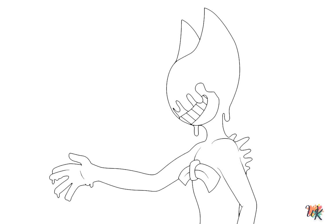 image pour coloriage Bendy  enfant