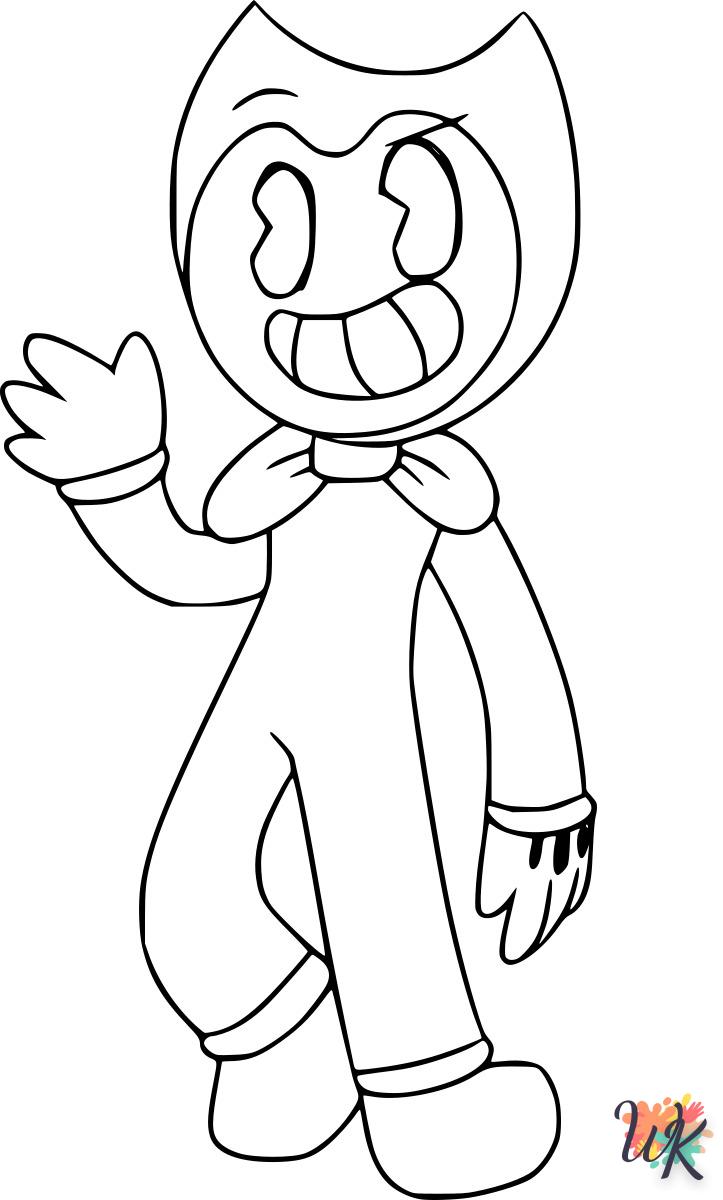 coloriage Bendy  en ligne maternelle