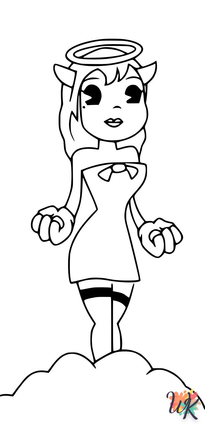 coloriage Bendy  enfant à imprimer