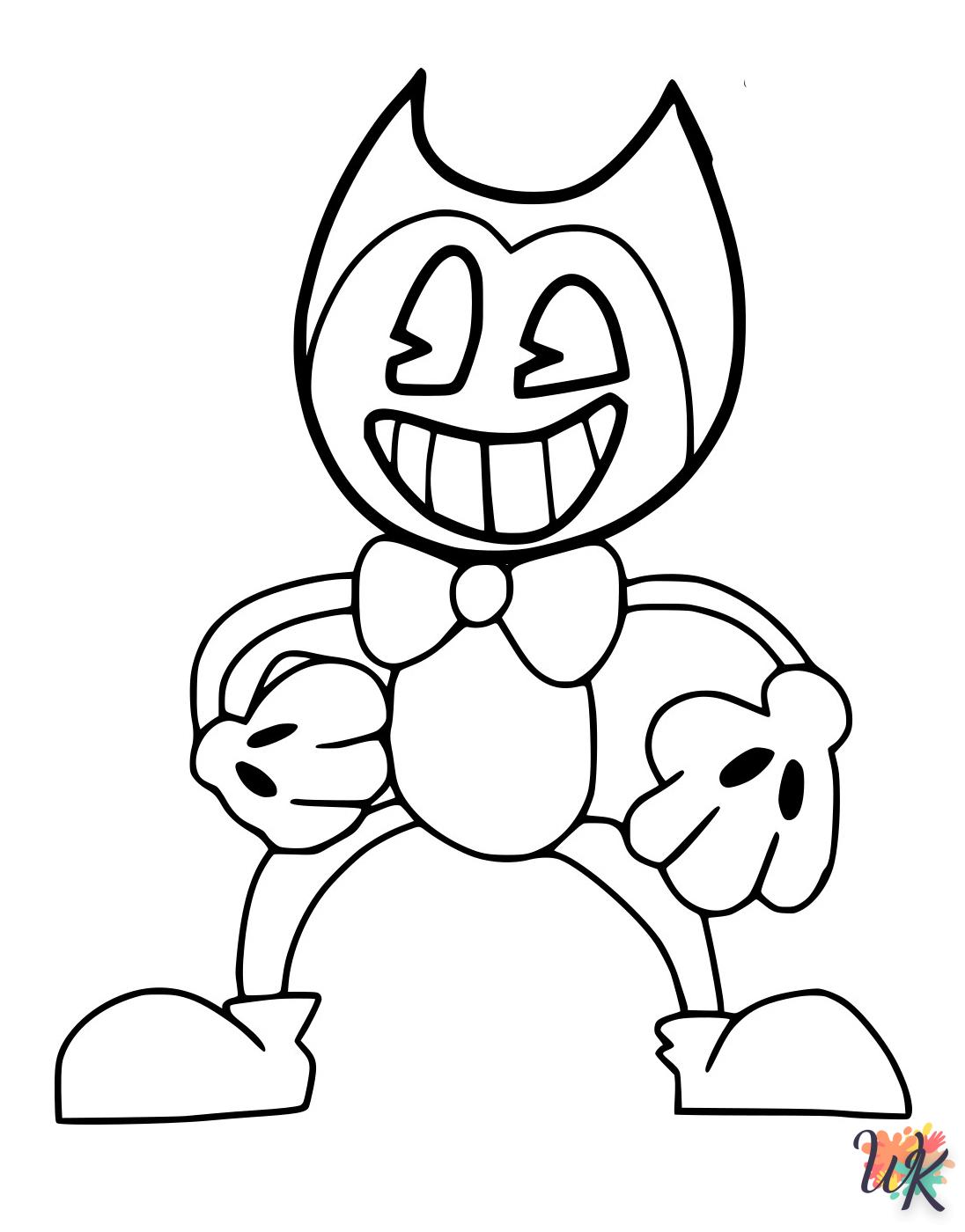 coloriage Bendy  bebe animaux a imprimer gratuit