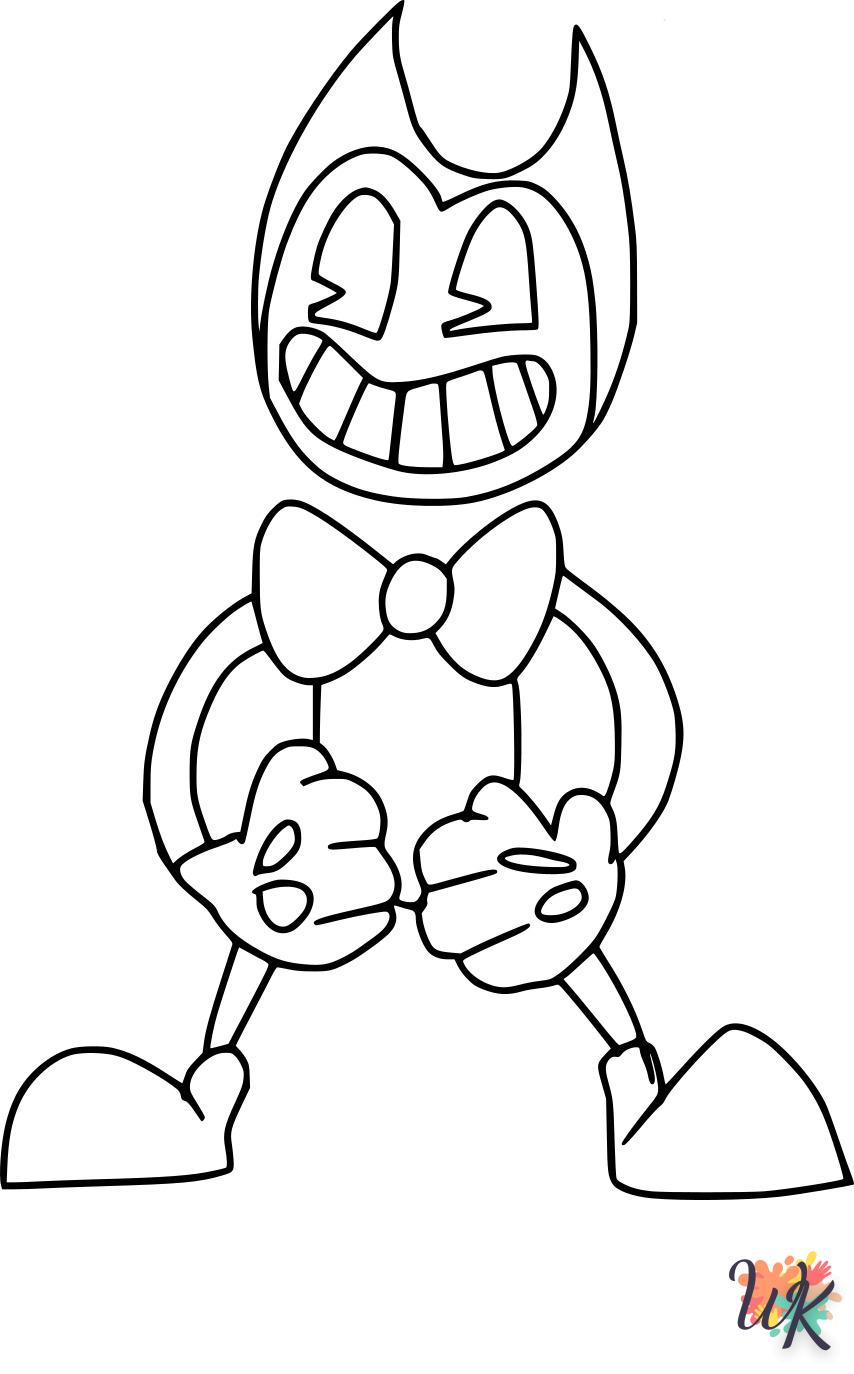 coloriage Bendy  a telecharger