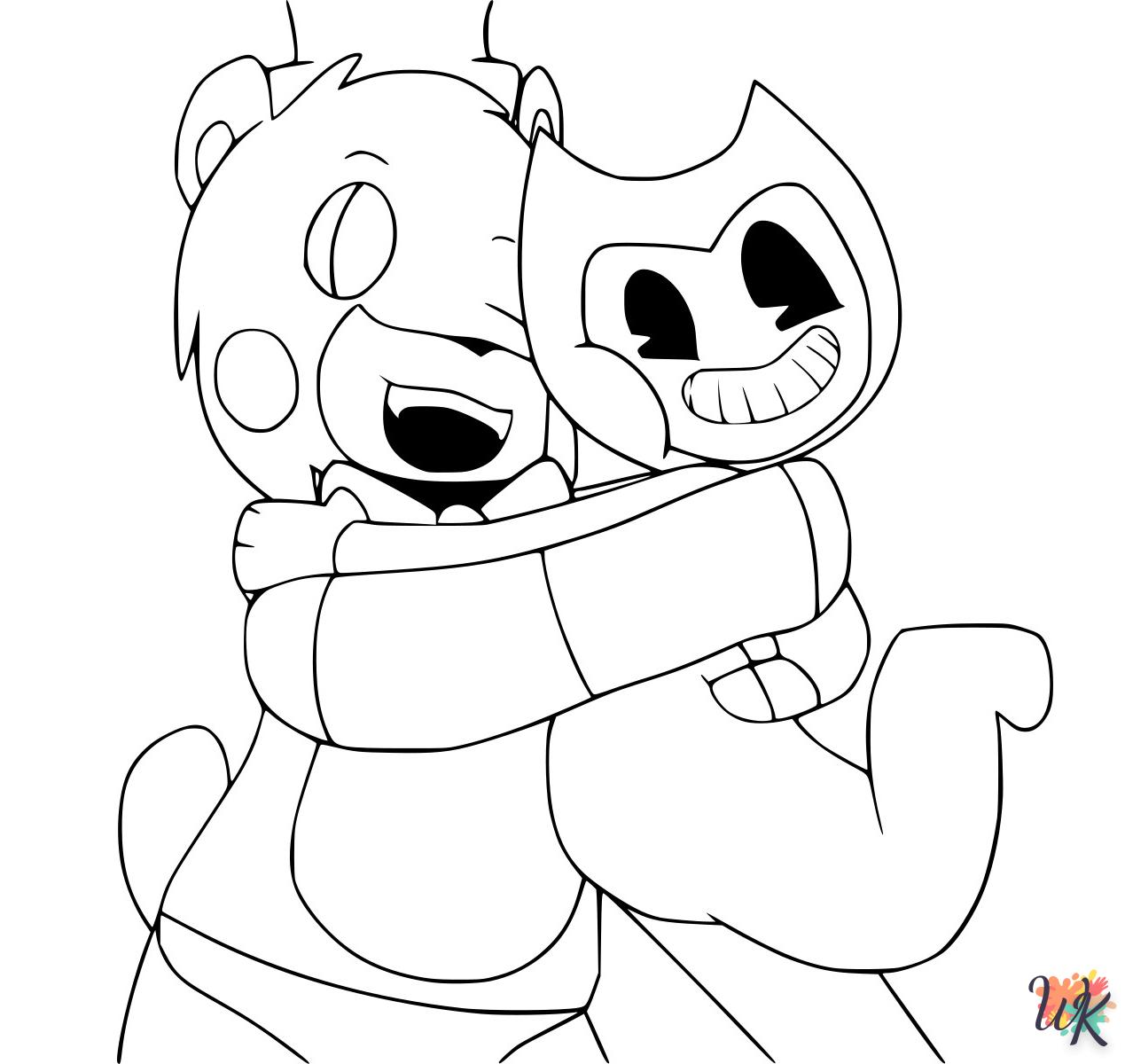 coloriage Bendy  à imprimer gratuitement pdf