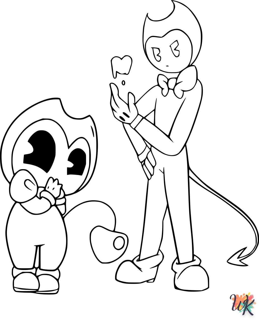 coloriage Bendy  pour enfants a imprimer