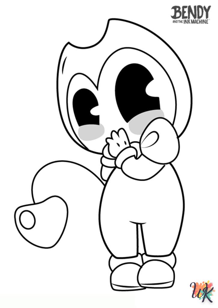 imprimer coloriage Bendy  pour enfant