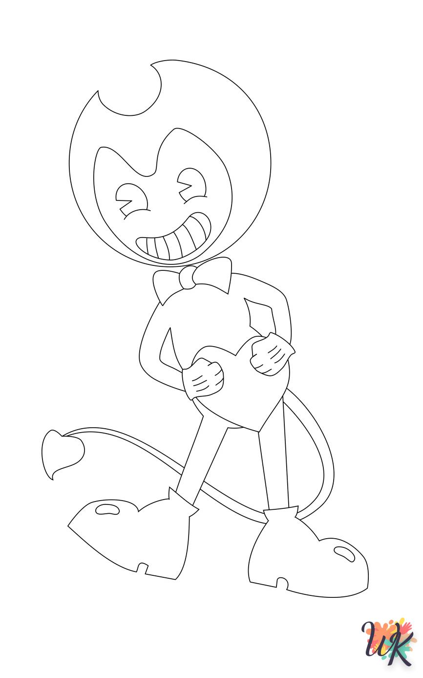 coloriage Bendy  à imprimer pdf