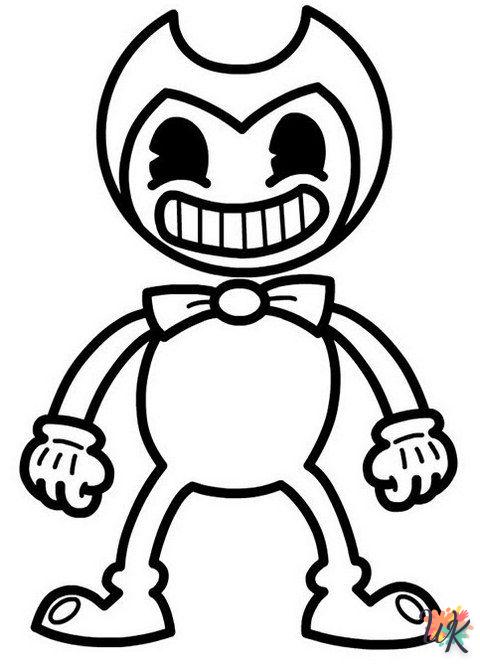 coloriage Bendy  en ligne maternelle