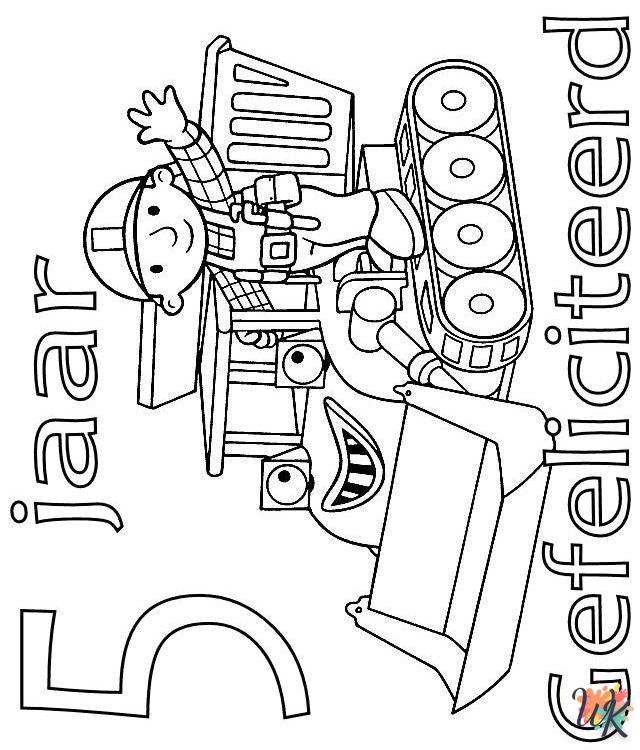 coloriage Bob The Builder  enfant 3 ans a imprimer