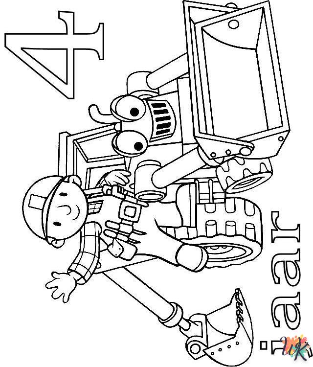 coloriage Bob The Builder  gratuit