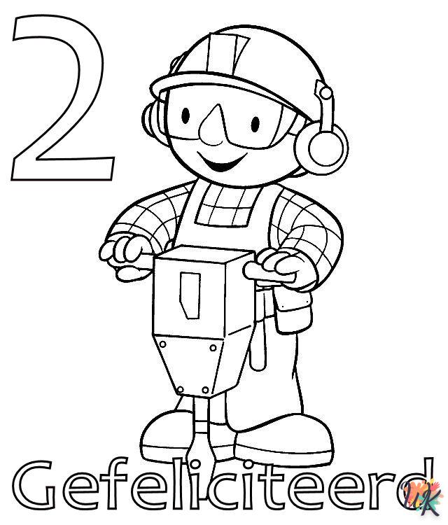 coloriage Bob The Builder  et apprentissage